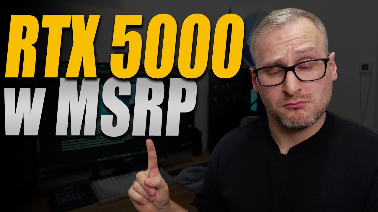 Ostatnia szansa na RTX 5000 w cenach MSRP
