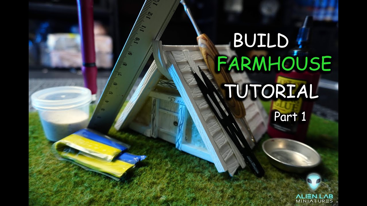 Step-by-Step Guide to Constructing a Charming Farmhouse for D&D - Part 1 | Beginner Tutorial