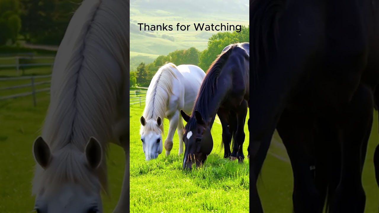 🌈 Two Horses, One Heart | True Friendship Story #horse #animals