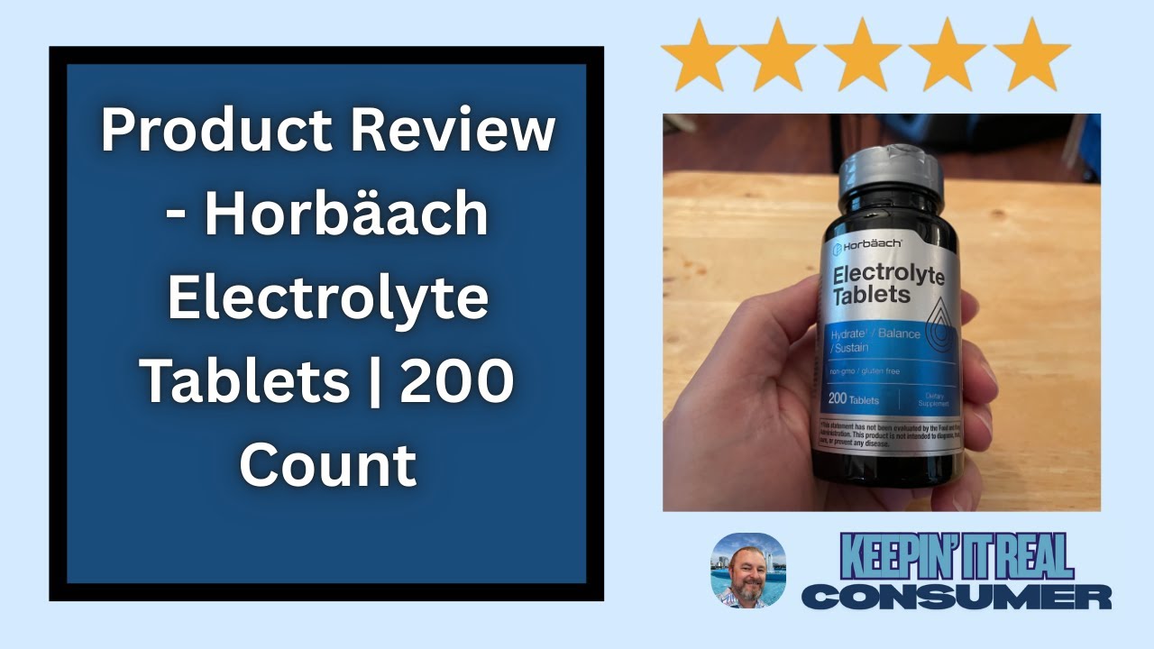 Horbäach Electrolyte Tablets Review — Fast, Keto-Friendly Hydration in One Daily Dose!