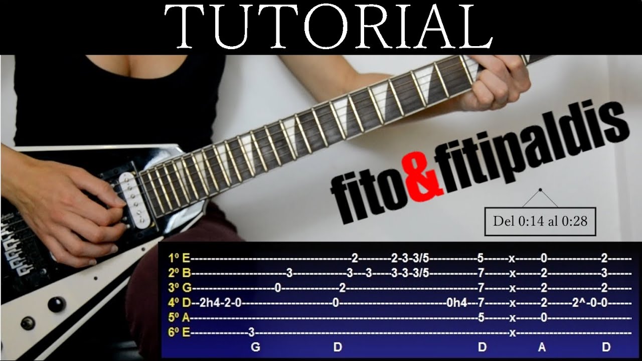 Soldadito Marinero - Fito y Fitipaldis (Tutorial de Guitarra) / How to play