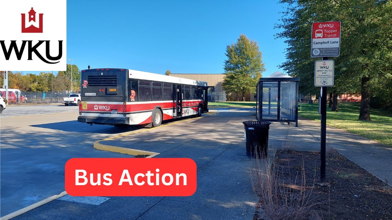 WKU Topper Transit Bus Action (Campbell Lane Park & Ride)