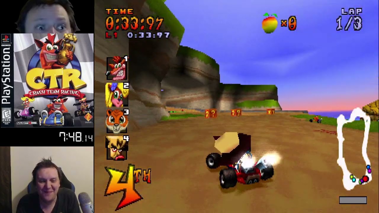 #46 Crash Team Racing (PS1) | Retkun PS1koosi