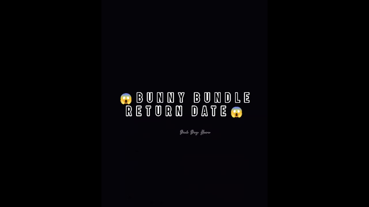 Bunny Return Date😱💯#shorts #freefiremax #freefire #newsupdate #newskin #viral #newskin #freefirenews