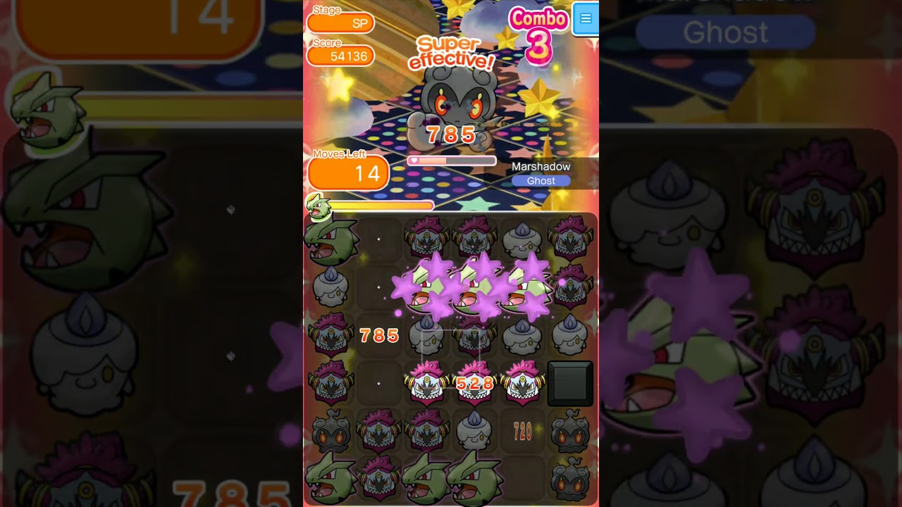 Pokémon Shuffle - Ultra Challenge - Marshadow - 20191207
