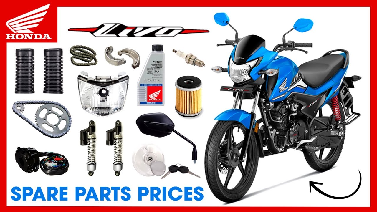 HONDA LIVO BS4 🔵 : Spare Parts Prices in 2023! 🔥 #hondalivo #spareparts