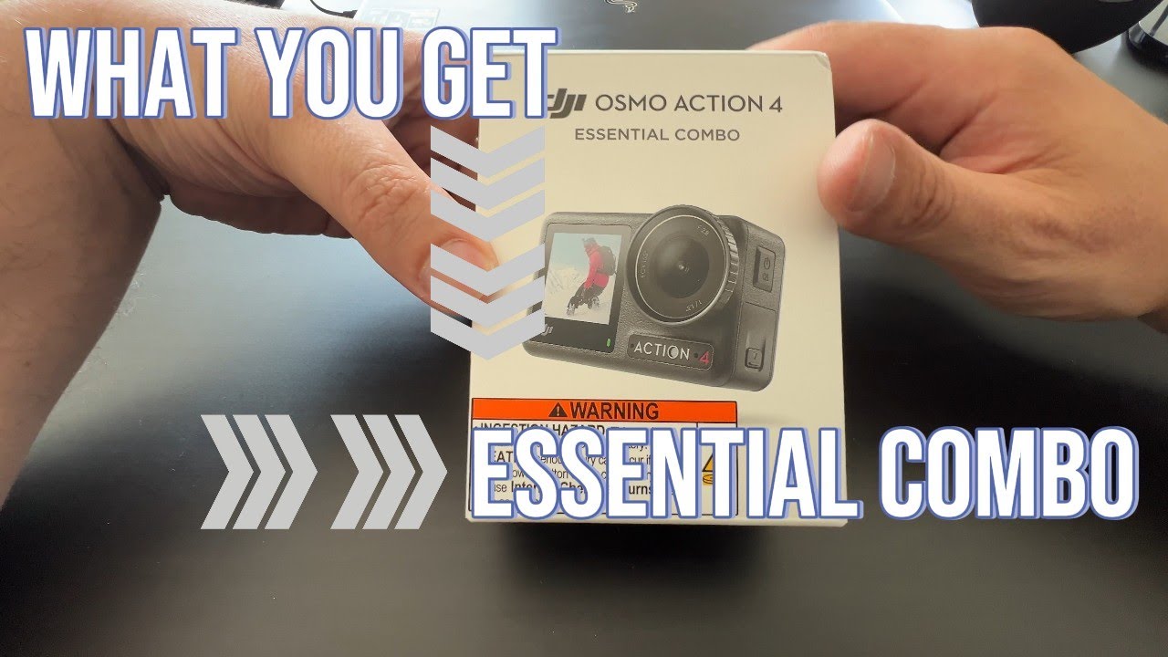 DJI OSMO ACTION 4 ESSENTIAL COMBO | РАСПАКОВКА