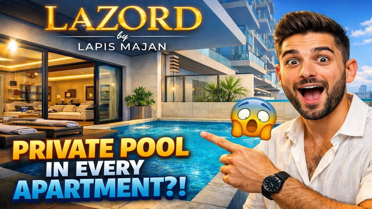 Private Pool in EVERY Apartment? 😱 Lazord by LAPIS Majan Full Tour!