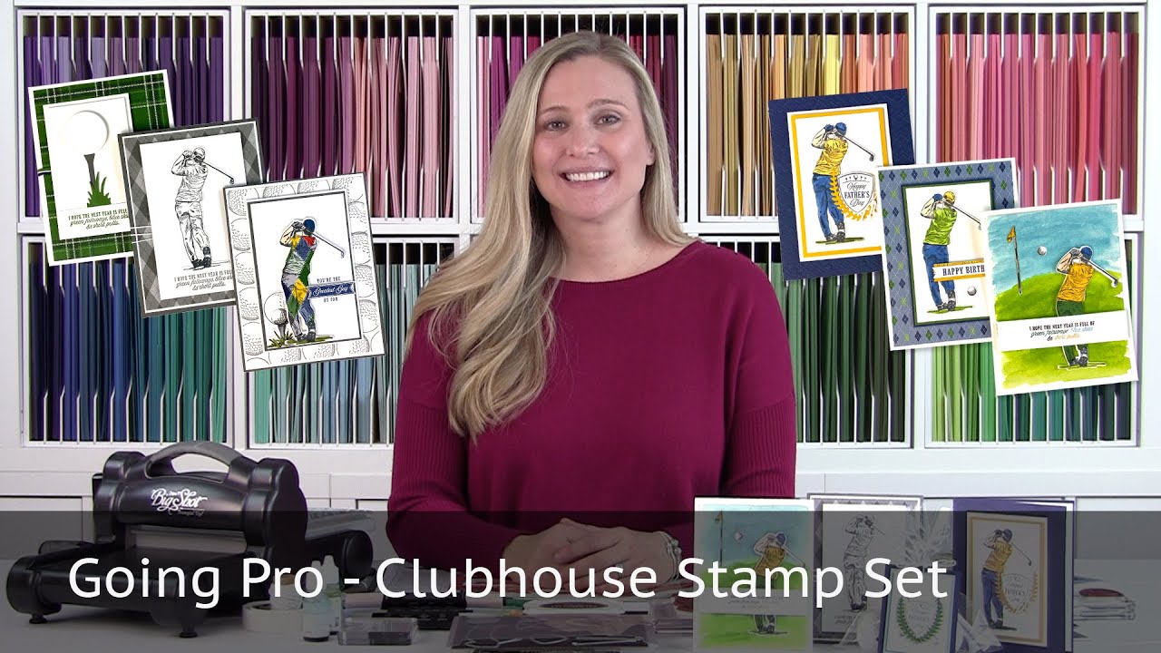 A Fun Golfer from the Clubhouse Stamp Set