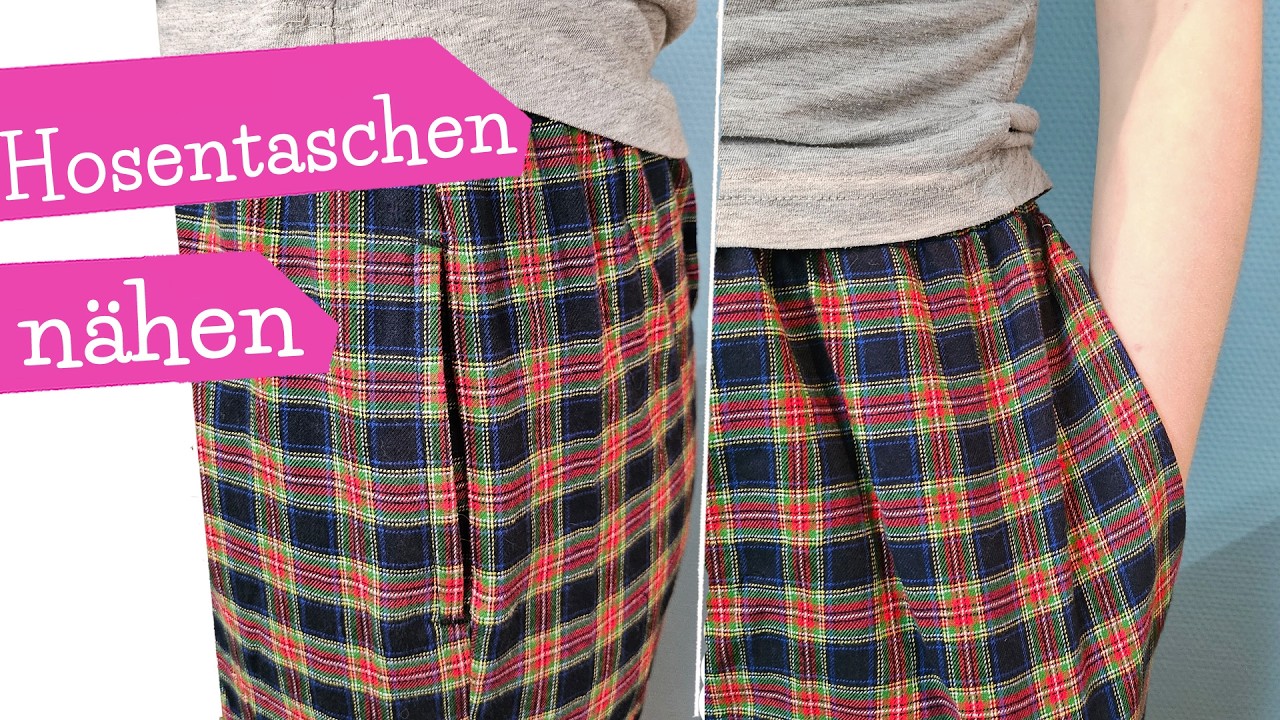 Hosentaschen nähen | Nahttaschen Hose nähen | Hosen Hacks | Hosentasche Nähanleitung | mommymade