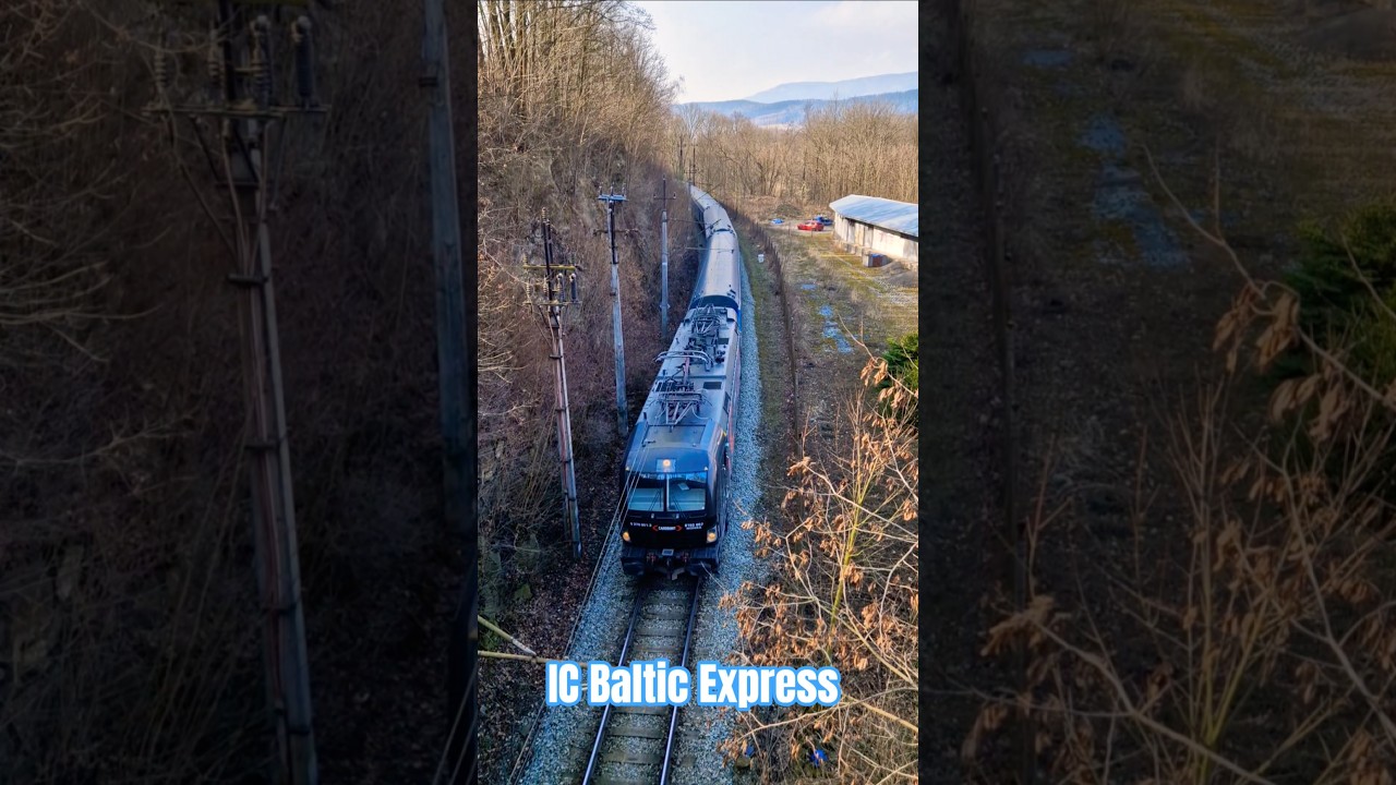 Vectron Cargounit 6193 057 Monika z pociągiem IC Baltic Express Bystrzyca Kłodzka #pociągi #train