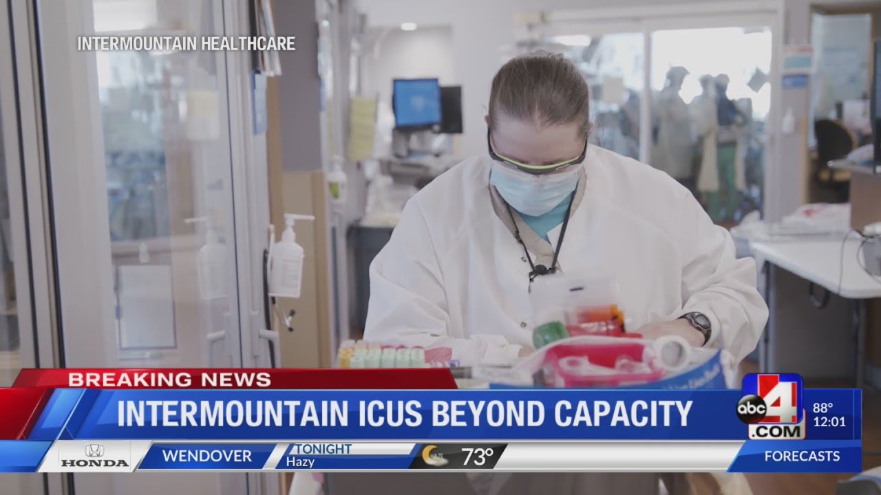 Noon Breaking News ICUs beyond capacity