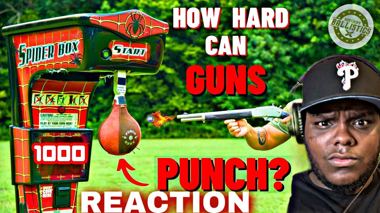 How HARD Can A Gun PUNCH??? (REACTION) W/