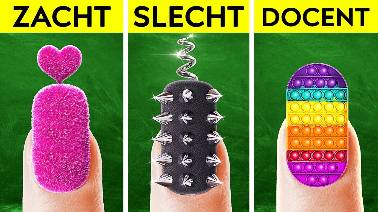 GOEDE VS SLECHTE SCHOOLKNUTSELS DIE JE MOET ZIEN || Lieve papierknutsels & slimme ideeën van 123 GO!