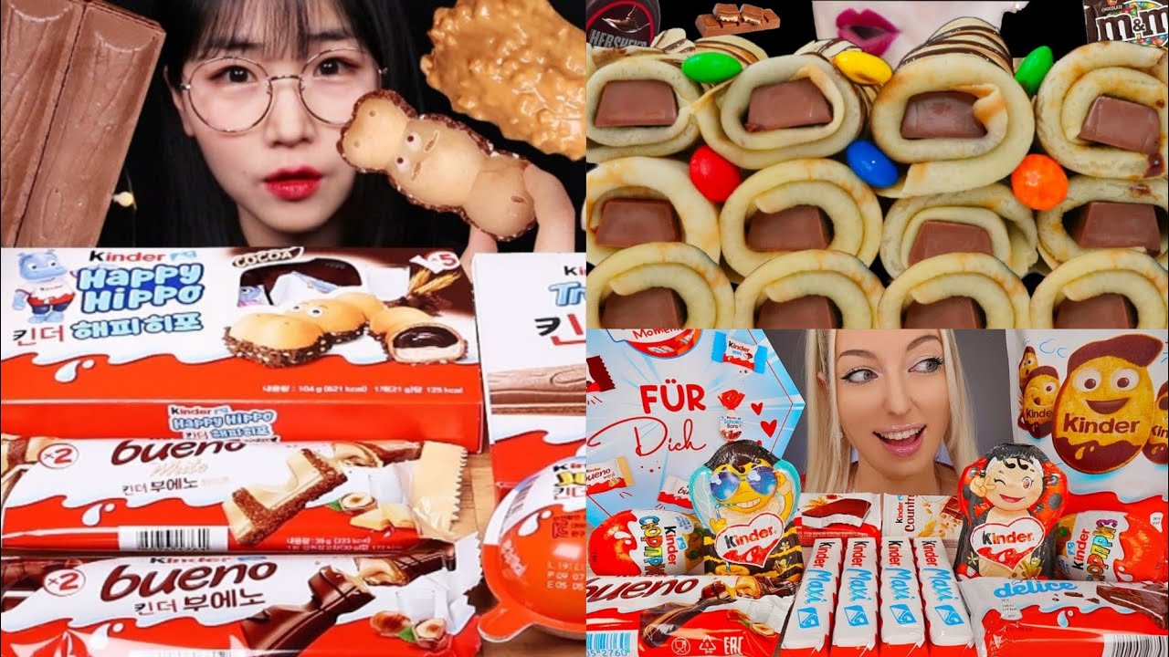 MUKBANGERS KINDER CHOCOLATE PARTY