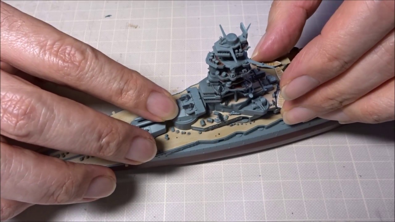 フジミ模型 1/700 日本海軍 戦艦 「長門」 レイテ沖海戦時　制作