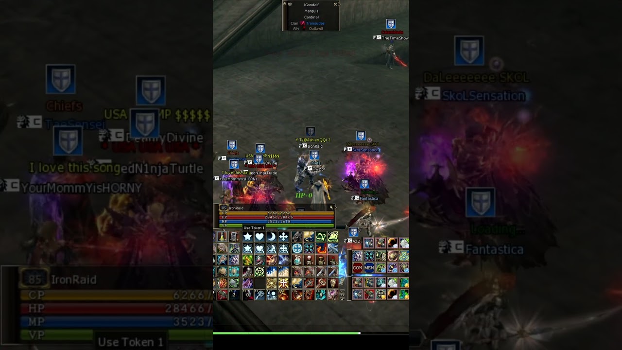 L2 AMERIKA H5 Dark Avenger (Hell Knight) #hk #hellknight #pvp #lineage2highfive #mmorpg #siege