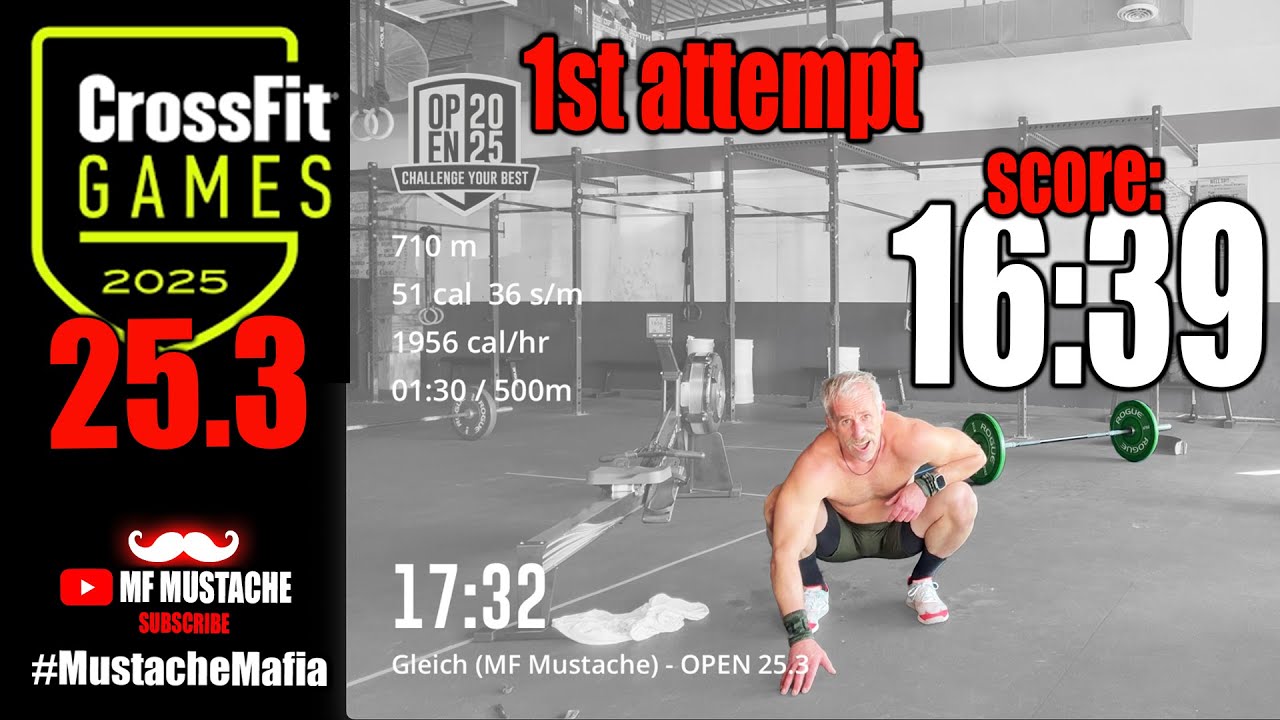 2025 CrossFit OPEN 25.3 (Games) – M45-49 – 1st Attempt – 16:39, kinda brutal, just gotta keep goin!