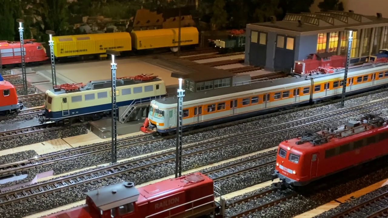 Betrieb im BW auf meiner Modellbahn