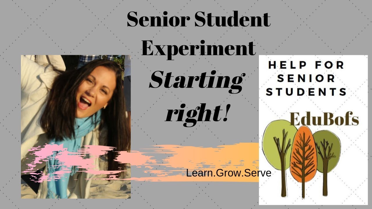 Senior SE Starting Right Part 1
