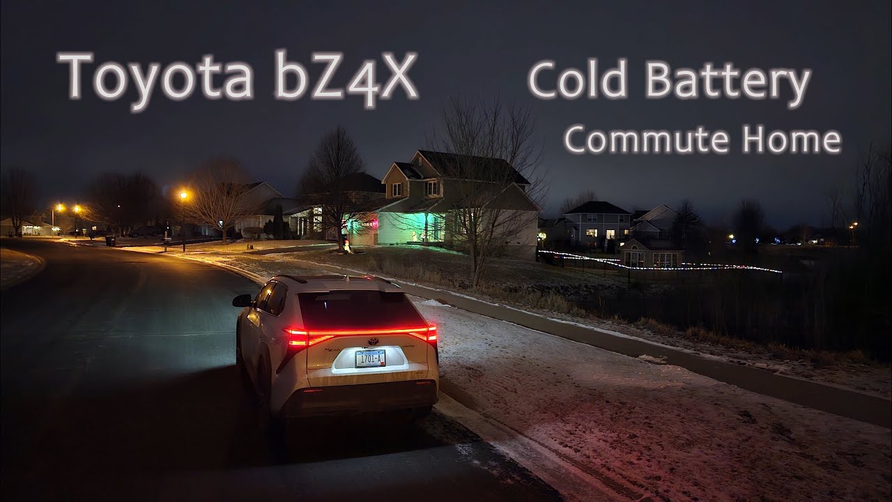 Toyota bZ4X - Cold Battery: Commute Home
