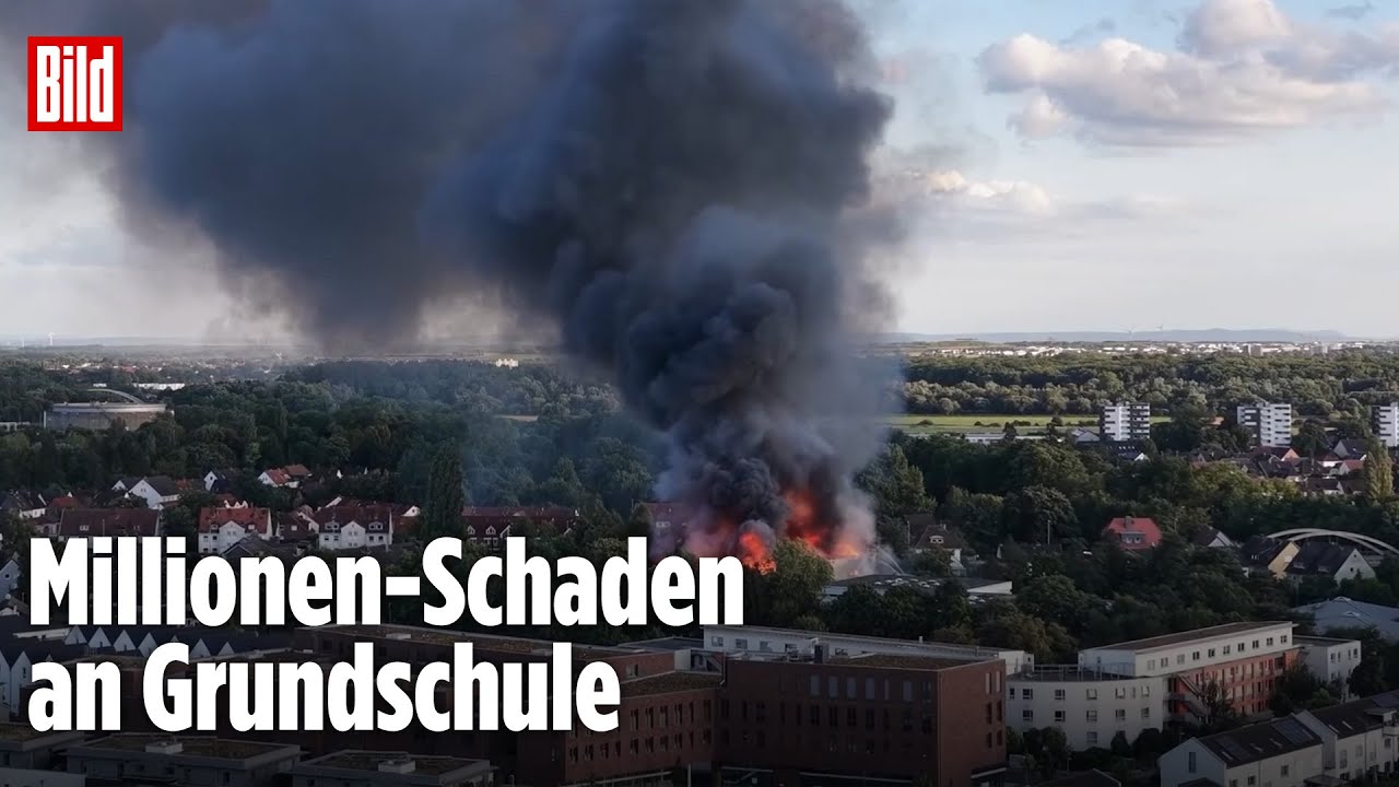 Hannover: Turnhalle komplett abgebrannt