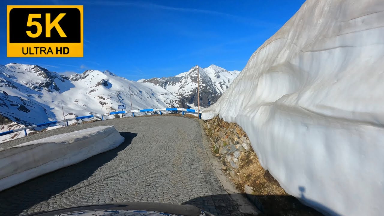 Driving Großglockner Hochalpenstraße 5K (21:9) Roadtrip Part 1