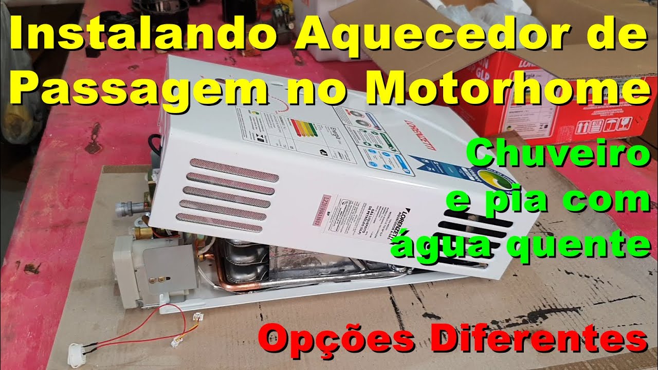 Instalando o Aquecedor Passagem no Motorhome - Parte 1