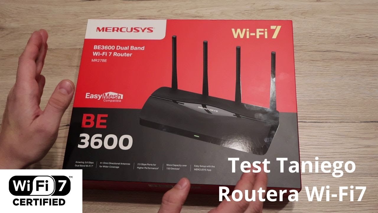 Test Taniego Routera z Wi-Fi7  - Mercusys MR27BE  Jakie osiągniemy prędkości w domowych warunkach?