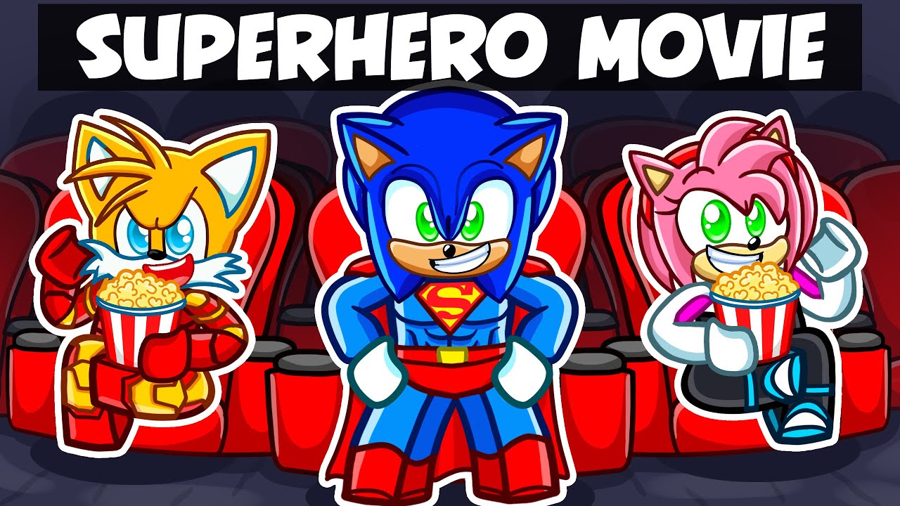 Sonic made a SUPERHERO MOVIE in Roblox!
