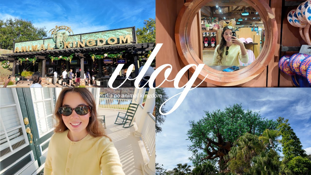 vlog // um dia no animal kingdom