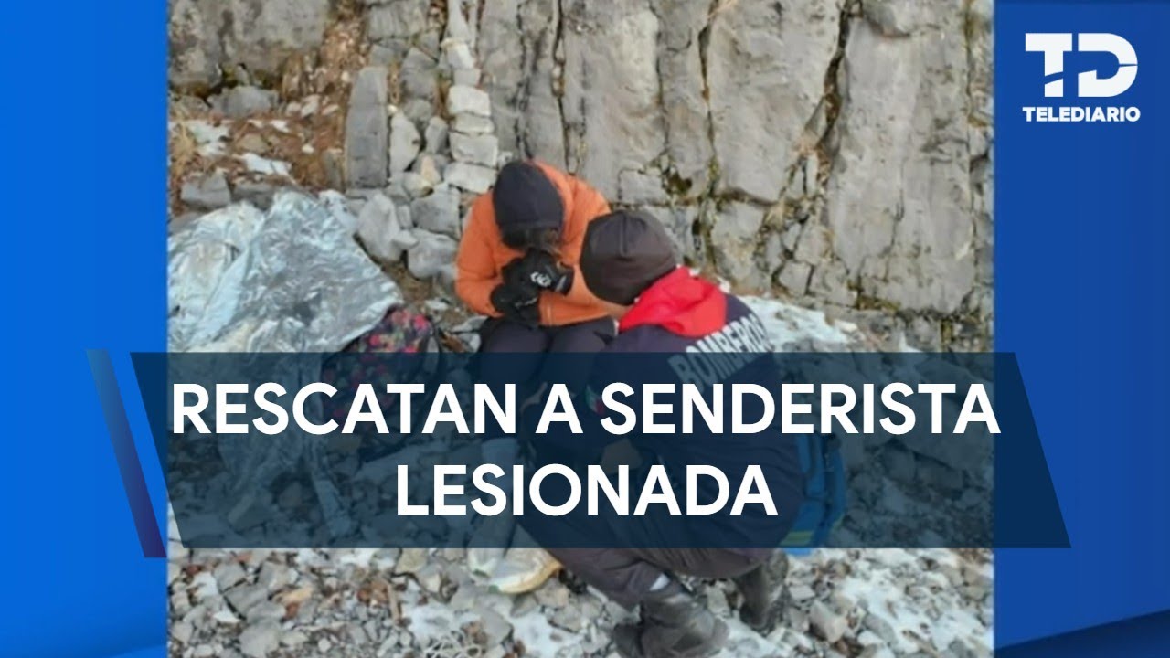 Rescatan a senderista herida en la Sierra de la Marta en Arteaga