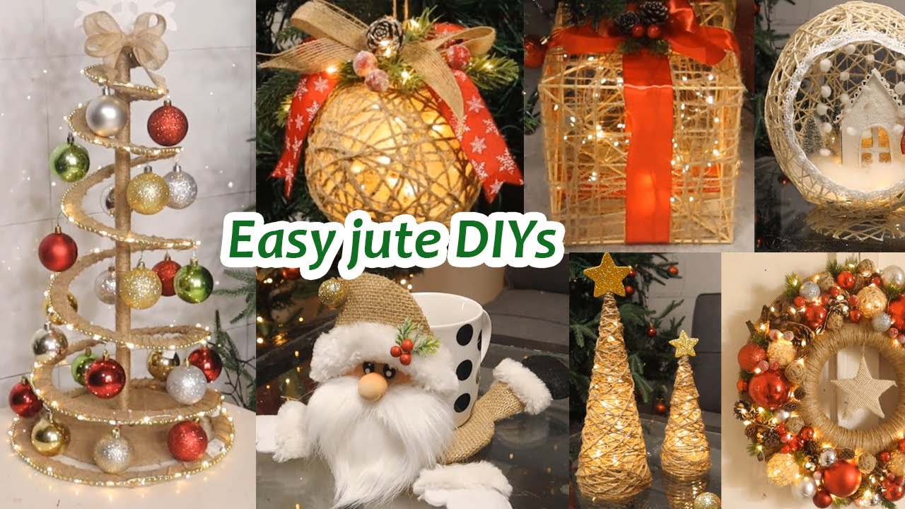 10 Easy jute Christmas decorations you’ll want to make