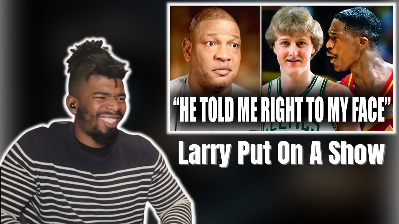 LEBRON FAN REACTS Hilarious Larry Bird Trash Talk STORY Told by NBA Legends - 