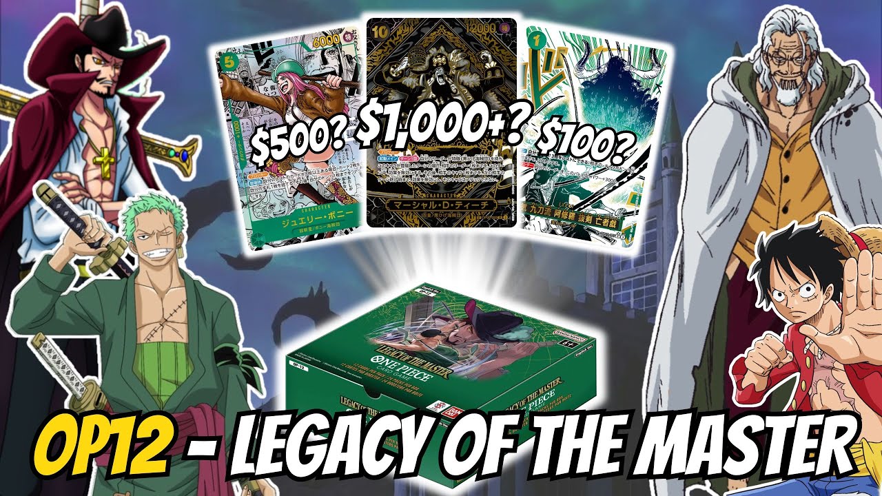 Is OP12 Legacy of the Master a Good Set?  Full Set Review & Most Valuable Cards
