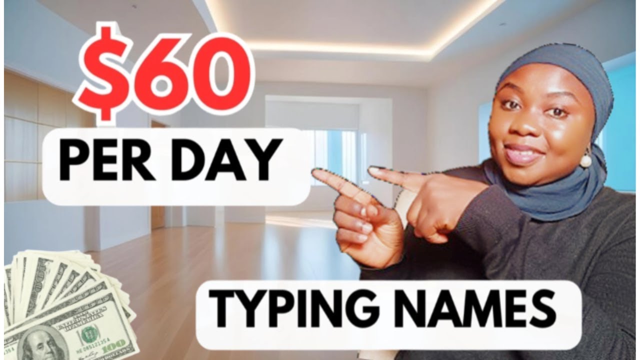 I Tried it Earn $60 Per Day typing Names Online 🤑 ( Very Easy 💯 )