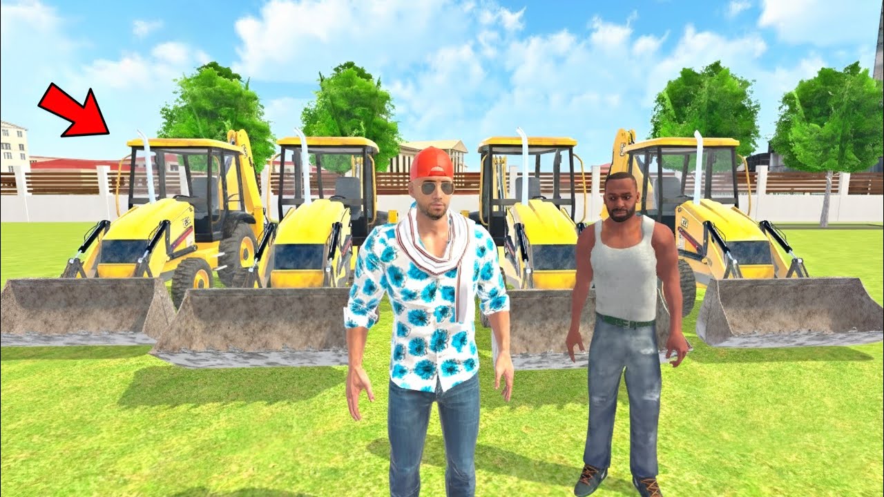 FRANKLIN GIFTED ME A NEW JCB IN INDIAN THEFT AUTO 