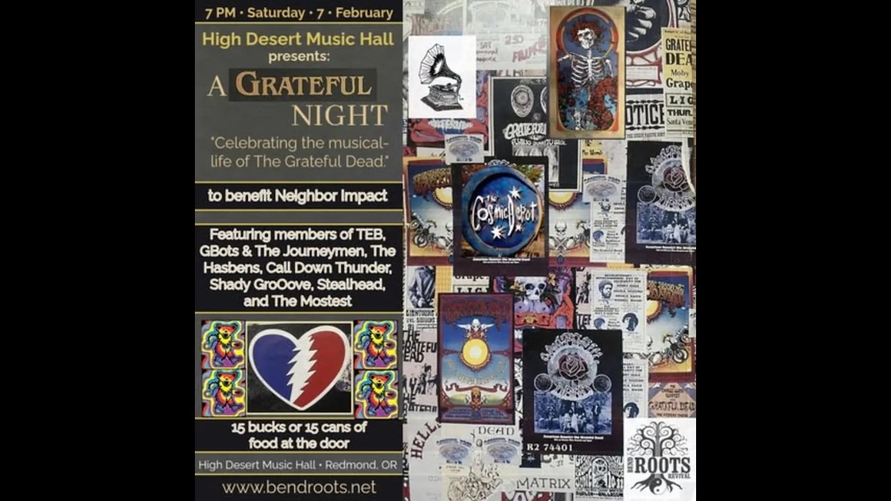 3/5 A Grateful Night - Feb 7, 2026 - High Desert Music Hall, Redmond Oregon