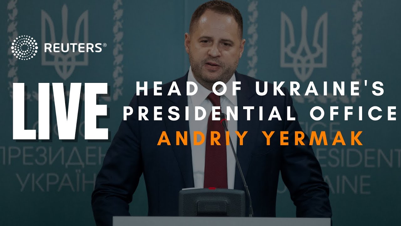 LIVE: Ukraine's Andriy Yermak speaks about tensions with Russia