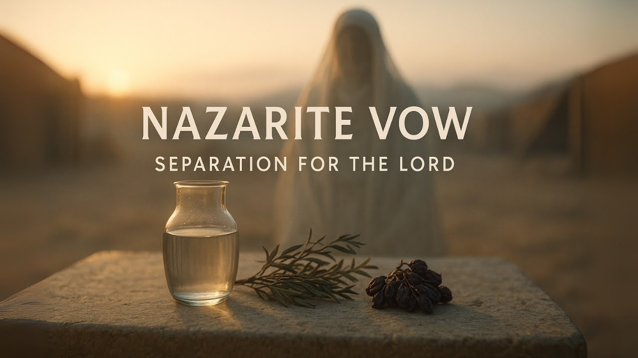Numbers 6 Part 1 | Consecrate Yourself to the Lord: Lessons from the Nazirite Vow