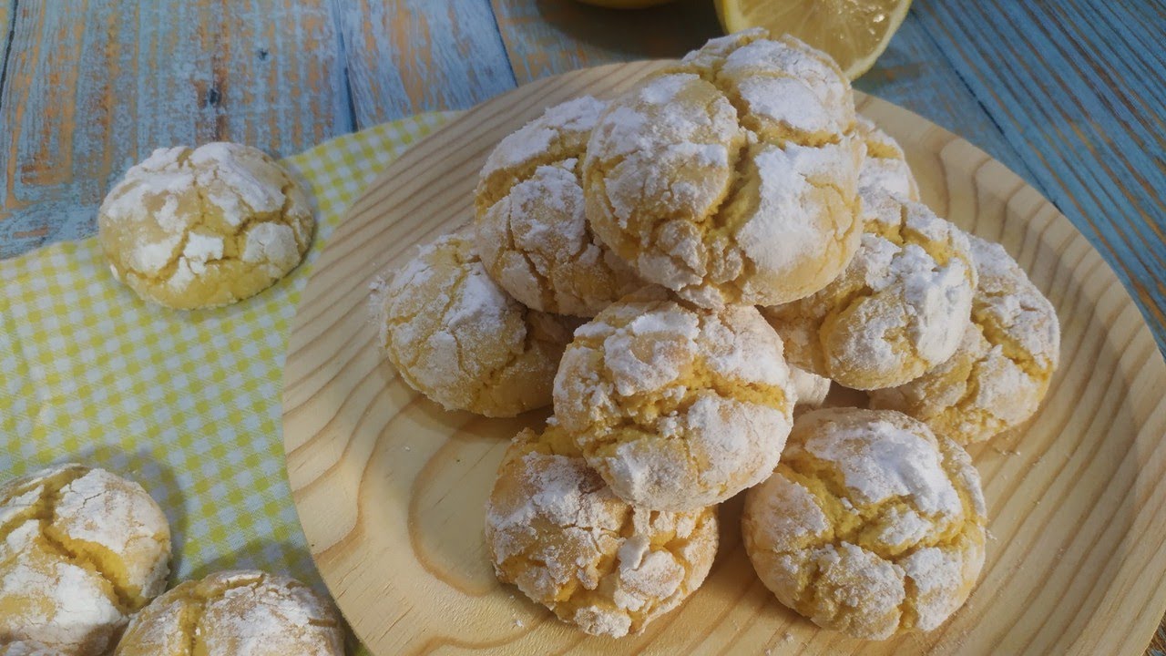 GALLETAS CRAQUELADAS DE LIMÓN 🍋 Fáciles, rápidas y económicas con MAMBO!!!!