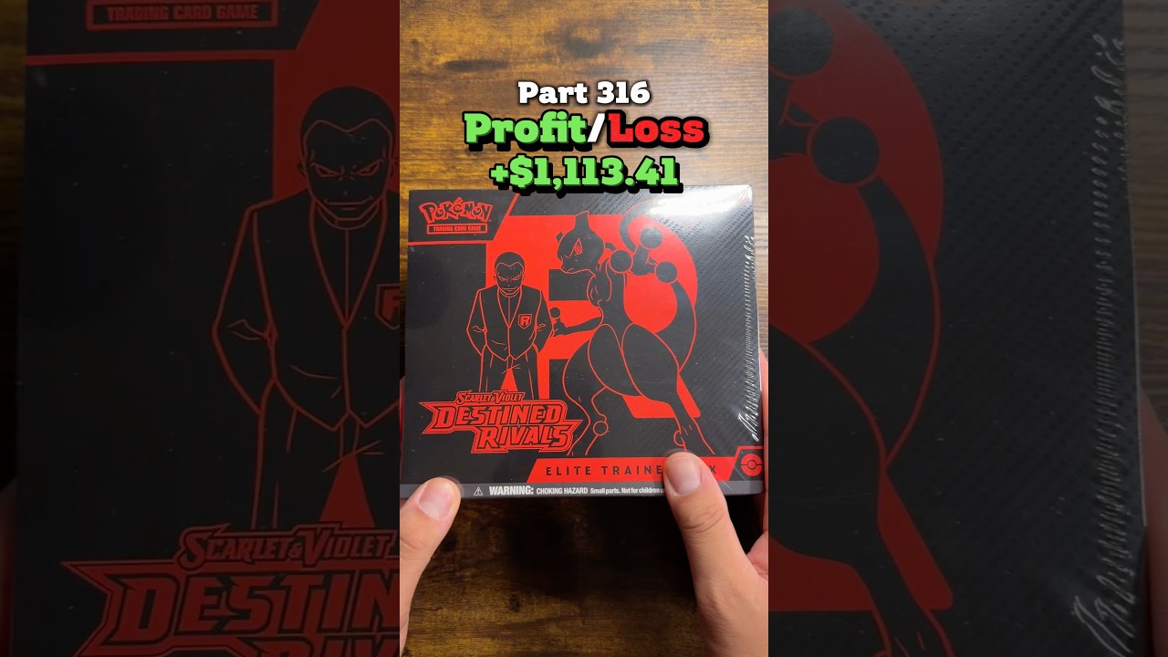 Destined Rivals Elite Trainer Box Pack Opening! (Pt. 316) Channel Profit/Loss Series #pokemontcg
