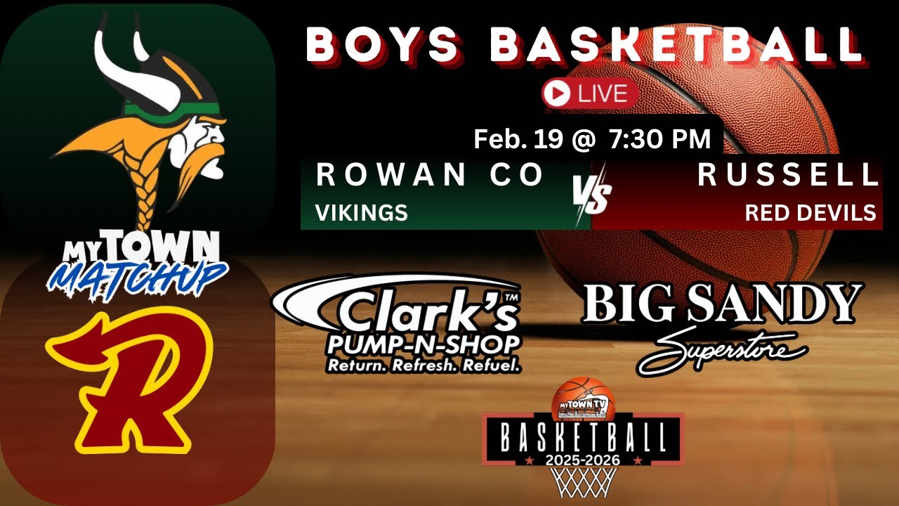 Boys Basketball - Russell @ Rowan County