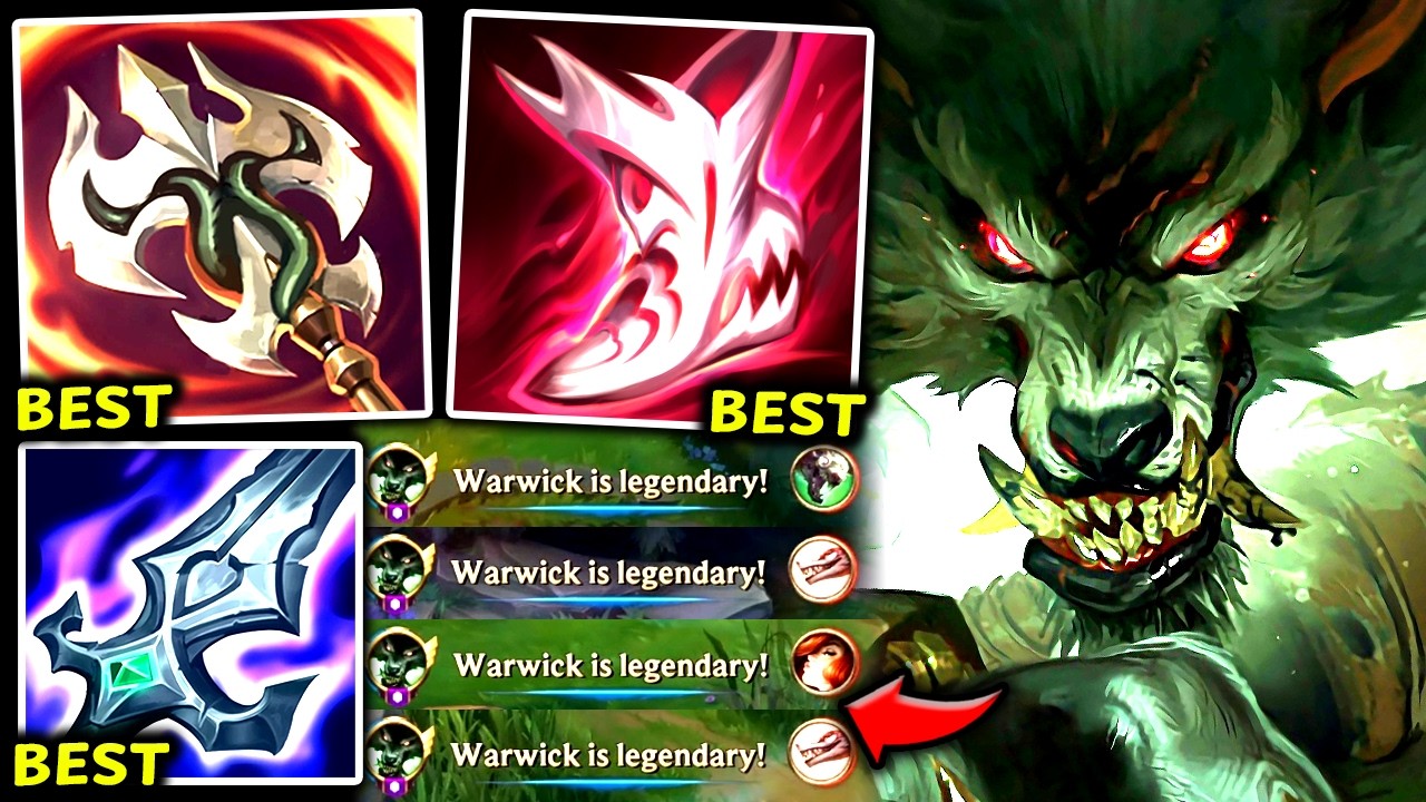 WARWICK TOP SHREDS 99% OF ALL TOPLANERS! (VERY HIGH WINRATE) - 2026 Warwick TOP Gameplay Guide