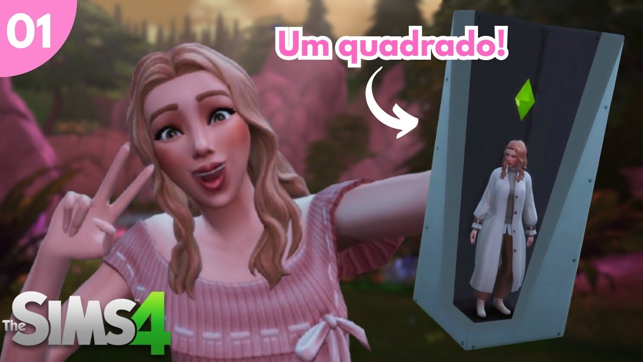 Presa em 1 QUADRADO: Ser&aacute; que ela sobrevive? 😱 | Desafio The Sims 4 | EP 01