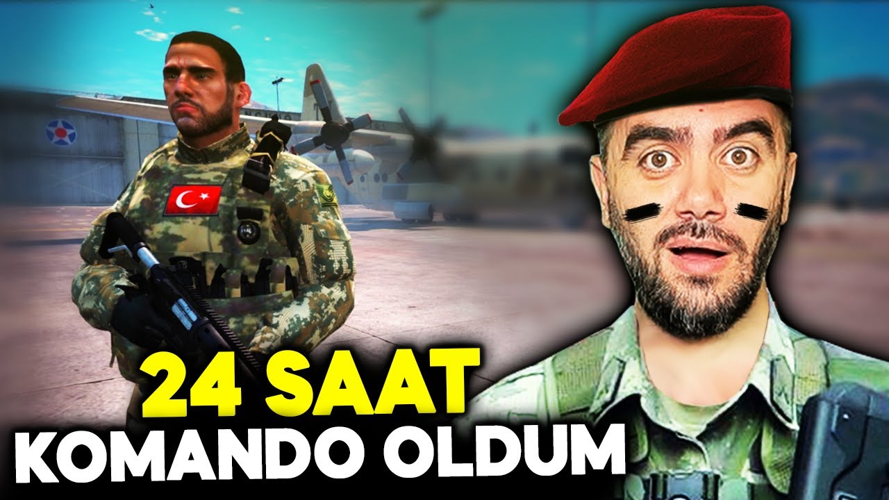 24 SAAT DIŞARI ÇIKMA YASAGI GELMEDEN KOMANDO OLDUM - GTA 5 MODS
