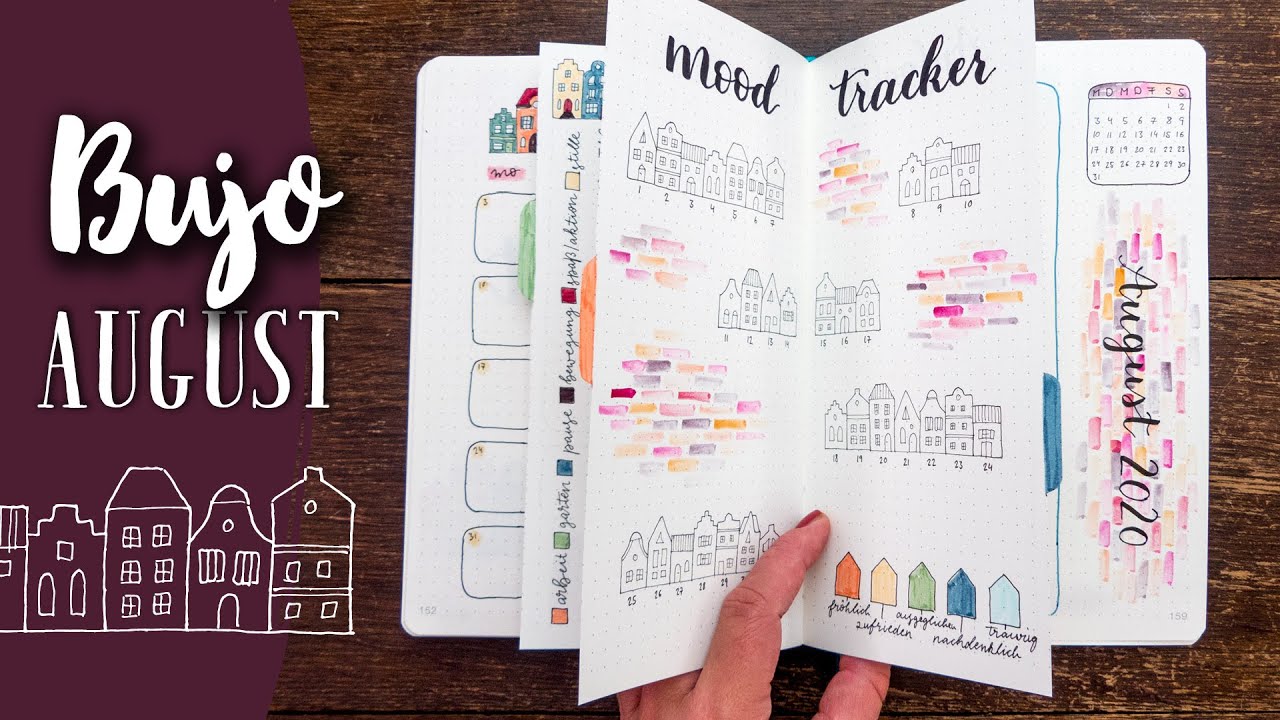 AUGUST🏠Bullet Journal Setup 2020 | plan with me deutsch