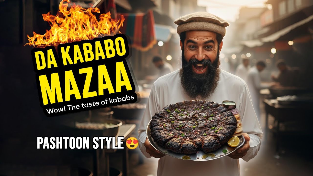 Da Kababo Mazaa | Pashtoon Style Kebab | Afghan Street Food Feast
