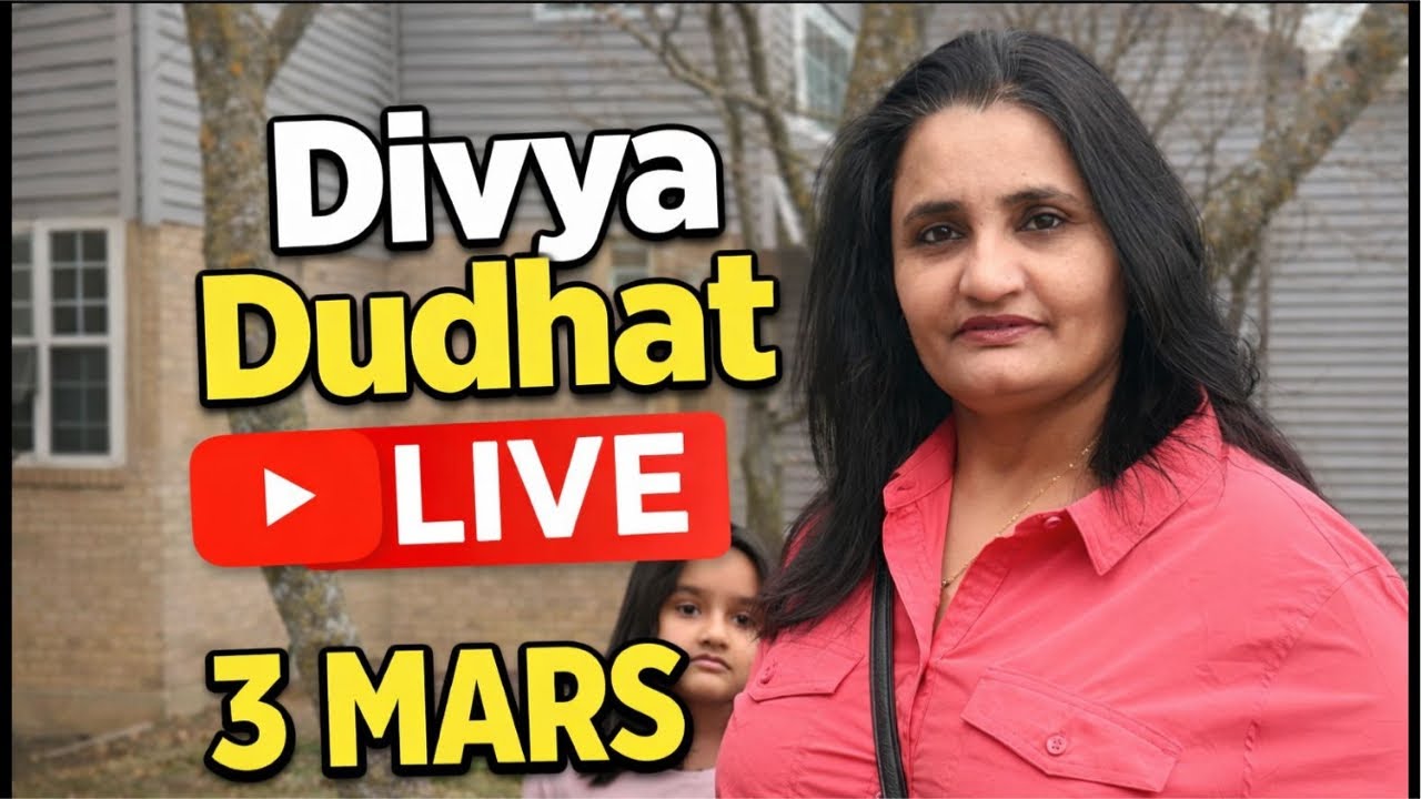 Divya dudhat હાલમાં અમેરિકા (USA)માંથી લાઈવ