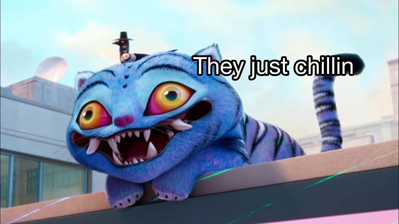 3 minutes of the tiger and the bird being the best characters in K-pop demon hunters